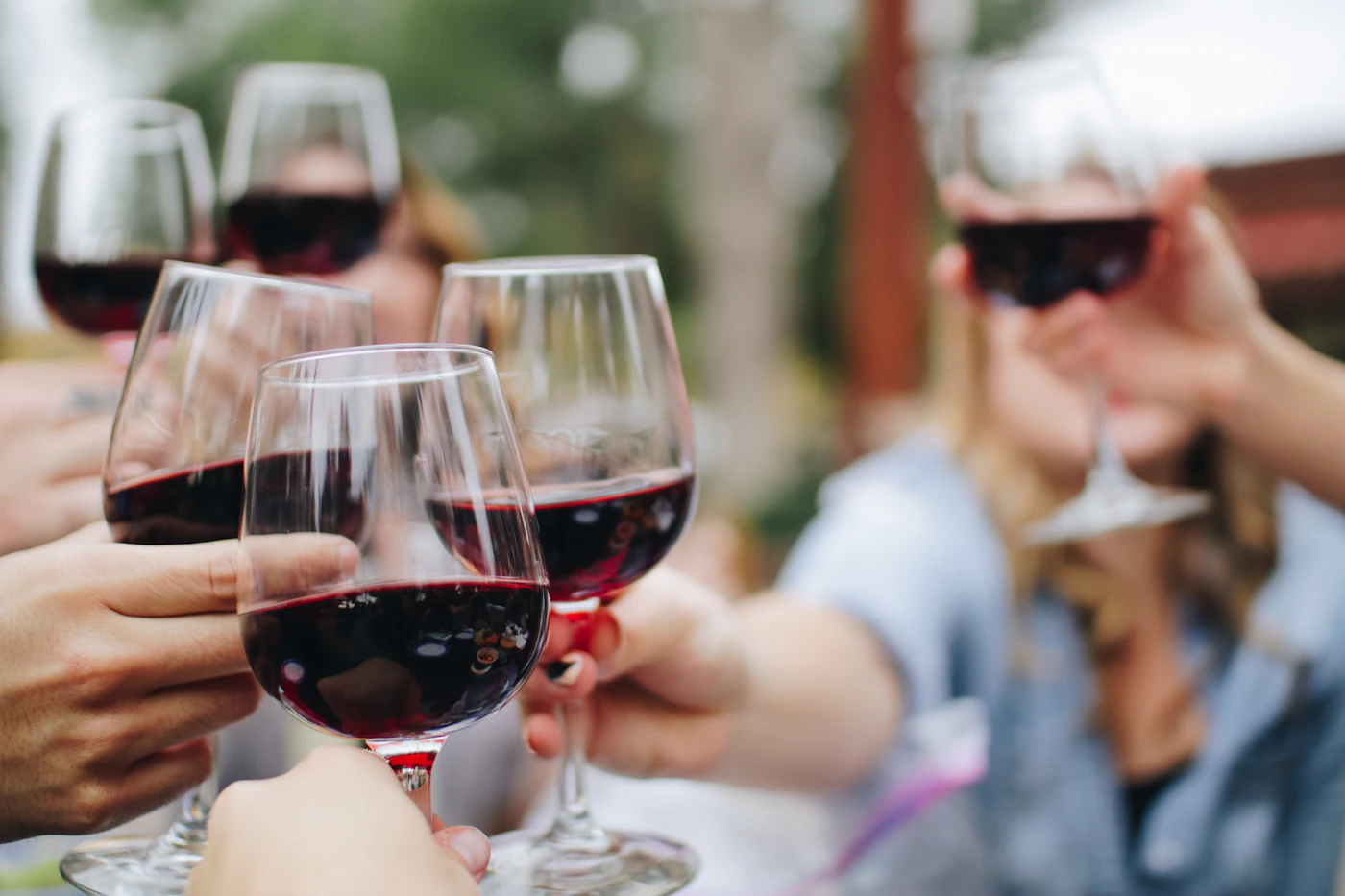 A toast raised at the Cellar Table, the club's Cornas in the glass
